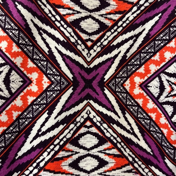 Garage Scoop Neck Cropped T, Size M, Purple and Orange, NWOT - Picture 4 of 4